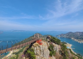 사량도 출렁다리